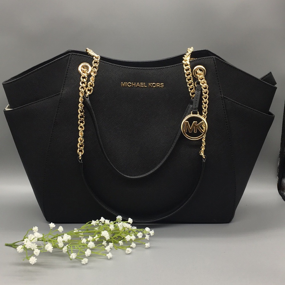 Michael Kors Jet Set Travel LG Chain Shoulder Tote NWT - Picture 6 of 16